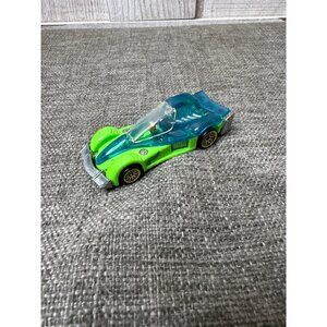 Vintage 1995 Hot Wheels Road Rocket Die Cast Car Green & Blue Collectible